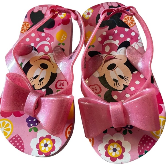 Disney Minnie Mouse Girls Flip Flops - Picture 7 of 7